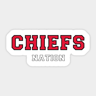 Chiefs Nation Sticker